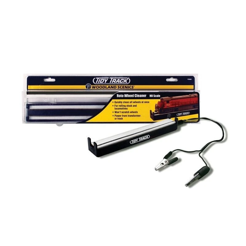 Woodland Scenics Tidy Track TT4561 Roto Wheel Cleaner™ Kit- HO/OO Scale 1 Woodland Scenics Tidy Track TT4561 Roto Wheel Cleaner™ Kit- HO/OO Scale