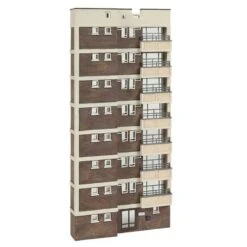 Graham Farish 42-265 Scenecraft Low Relief Block Of Flats N Gauge